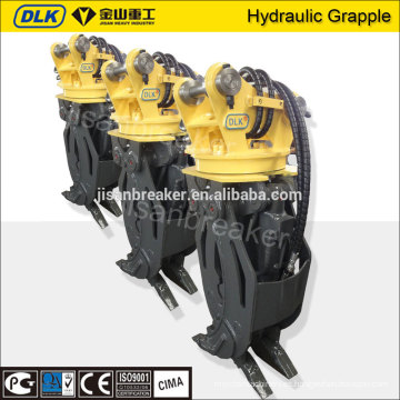 JISAN brand Wood Grapple Hydraulic Excavator Rotating Log Grapple